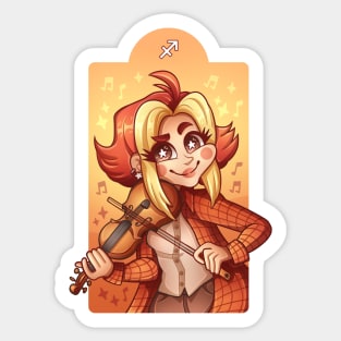 Sagittarius - Zodiac Girls Sticker